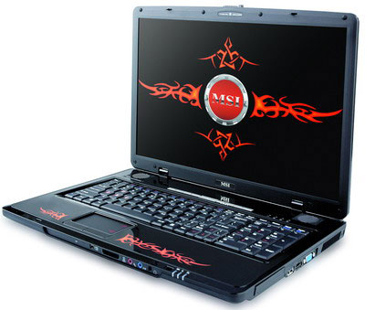 MSI Megabook GX710P-005NL, black