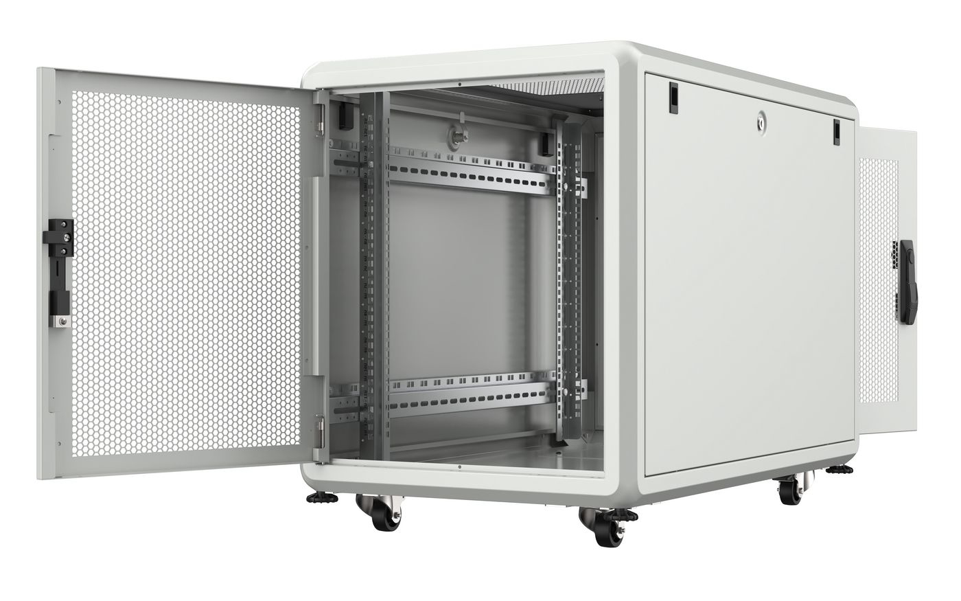 Lanview RSL12U61WH rack cabinet 12U Freestanding rack White – image 2