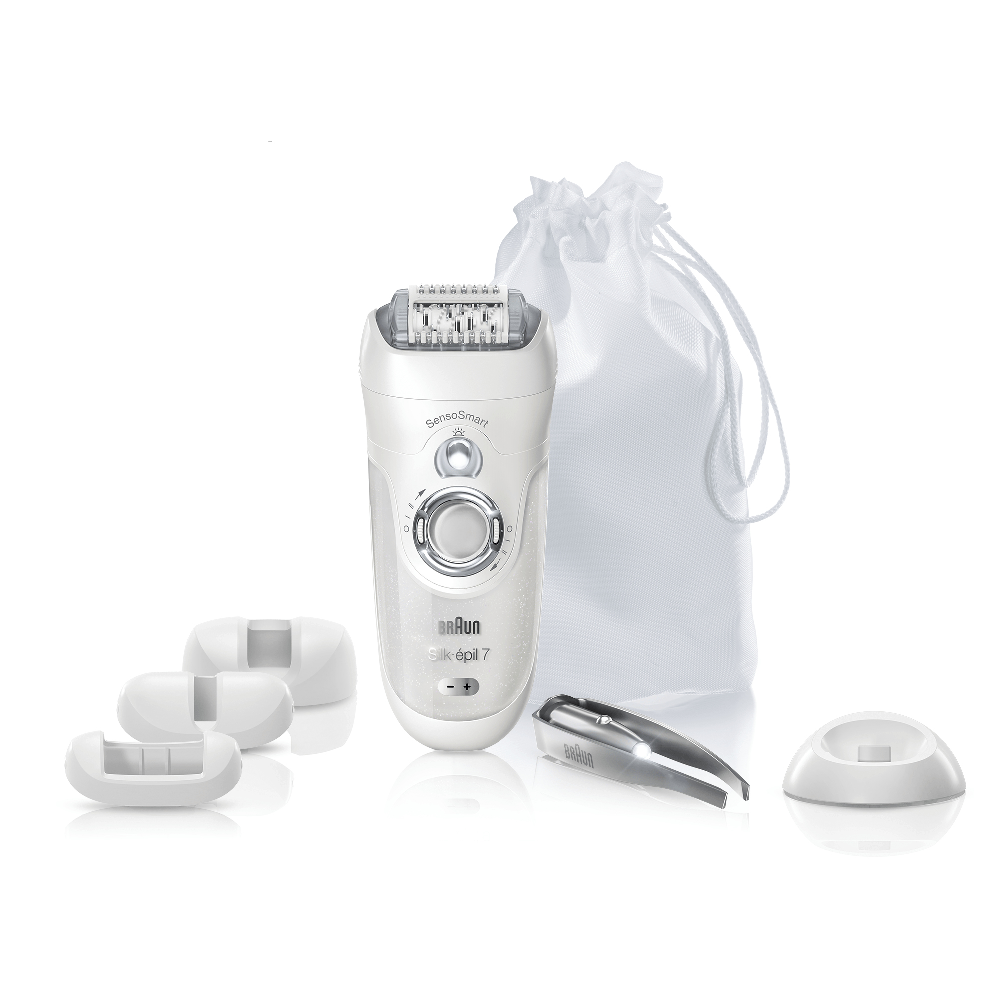 Braun Silk-épil 7 81646967 epilator 40 tweezers White, Silver – image 6
