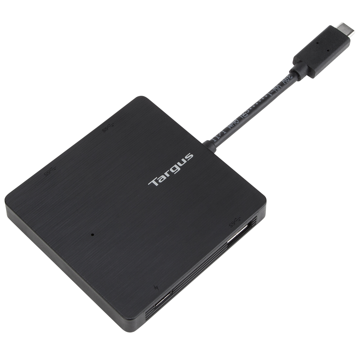 Targus ACH924USZ interface hub USB 3.2 Gen 1 (3.1 Gen 1) Type-A 5000 Mbit/s Black – image 1