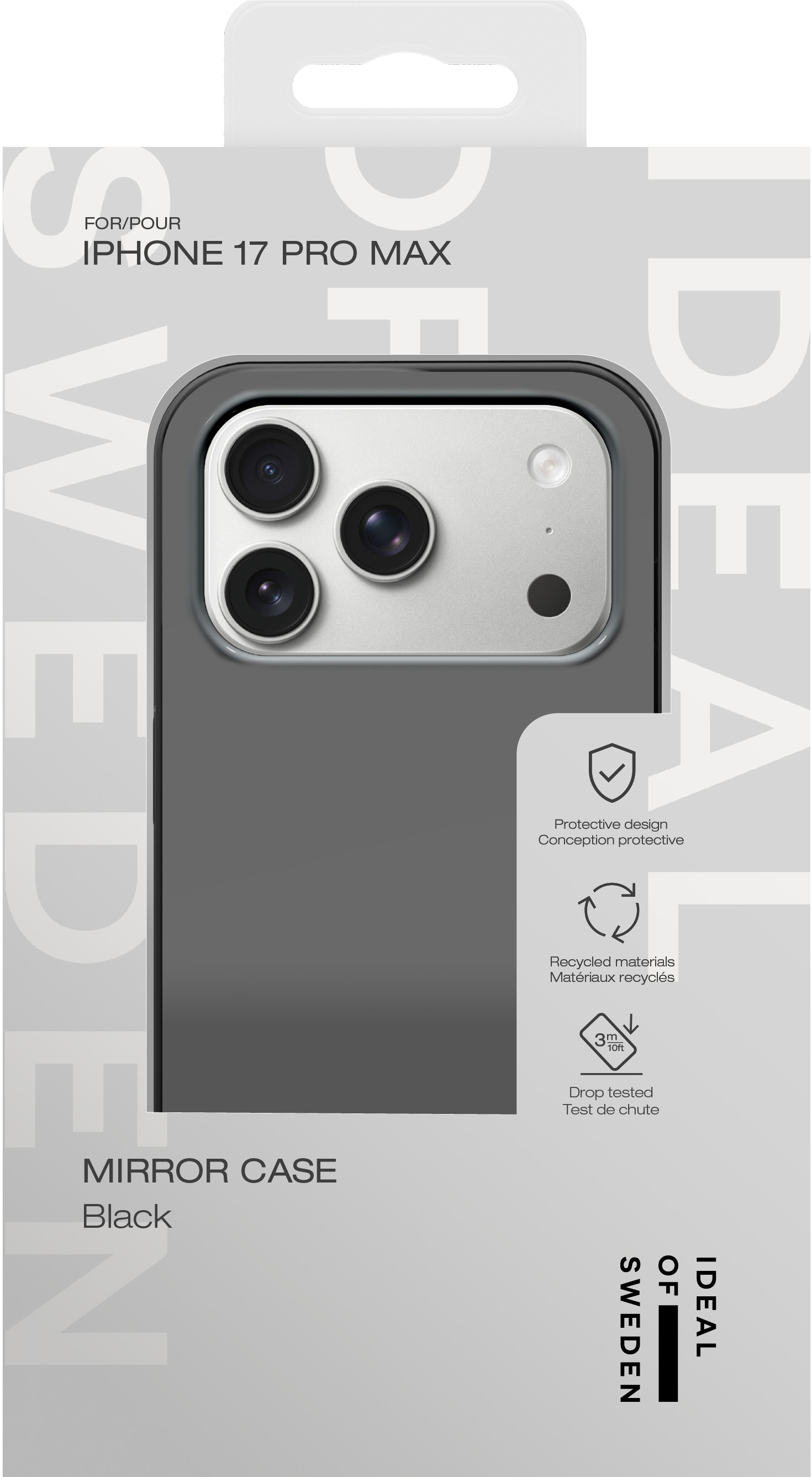 iDeal of Sweden Mirror Case iPhone 17 Pro Max Mirror Black – image 6