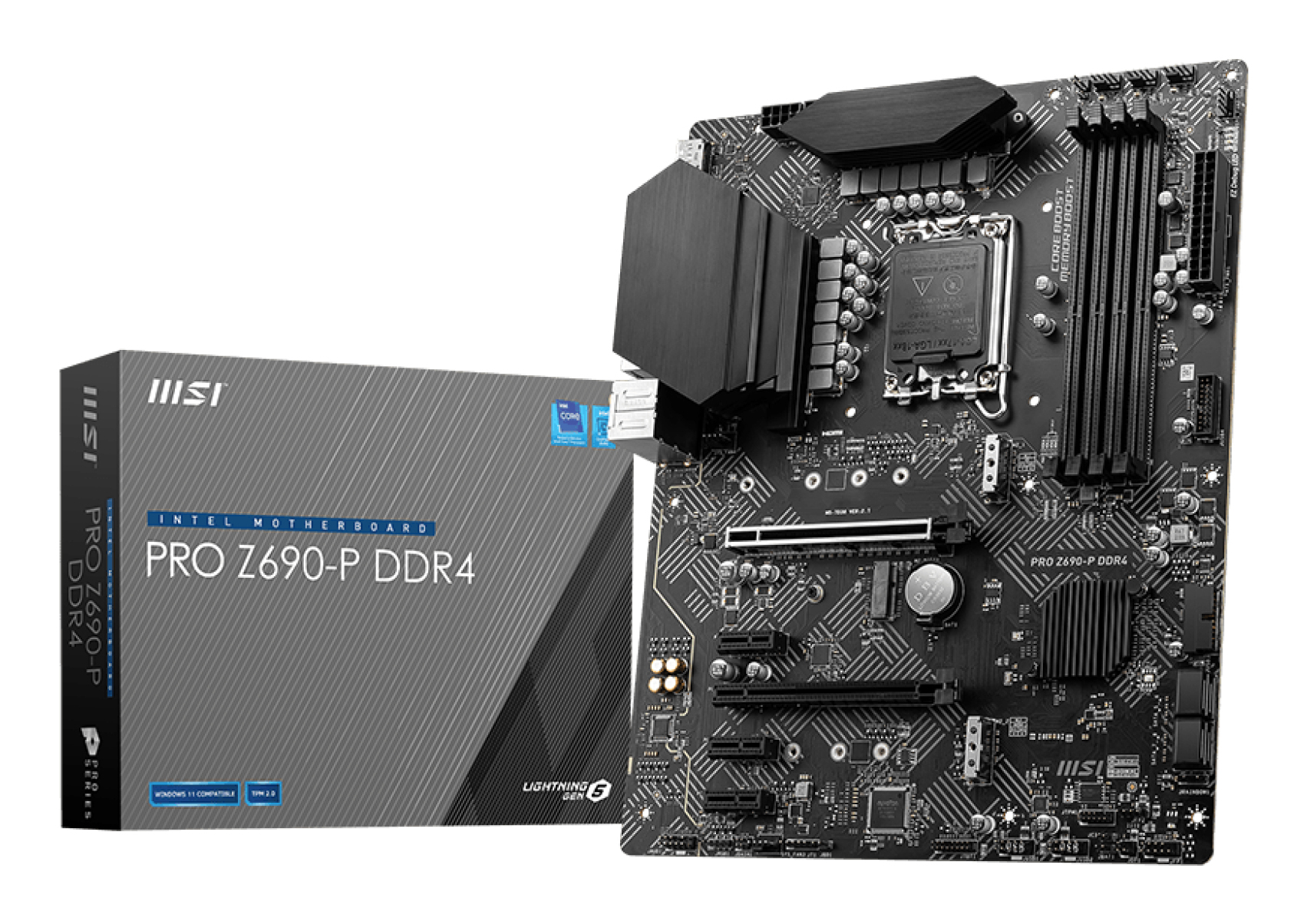 MSI PRO Z690-P DDR4 motherboard Intel Z690 LGA 1700 ATX