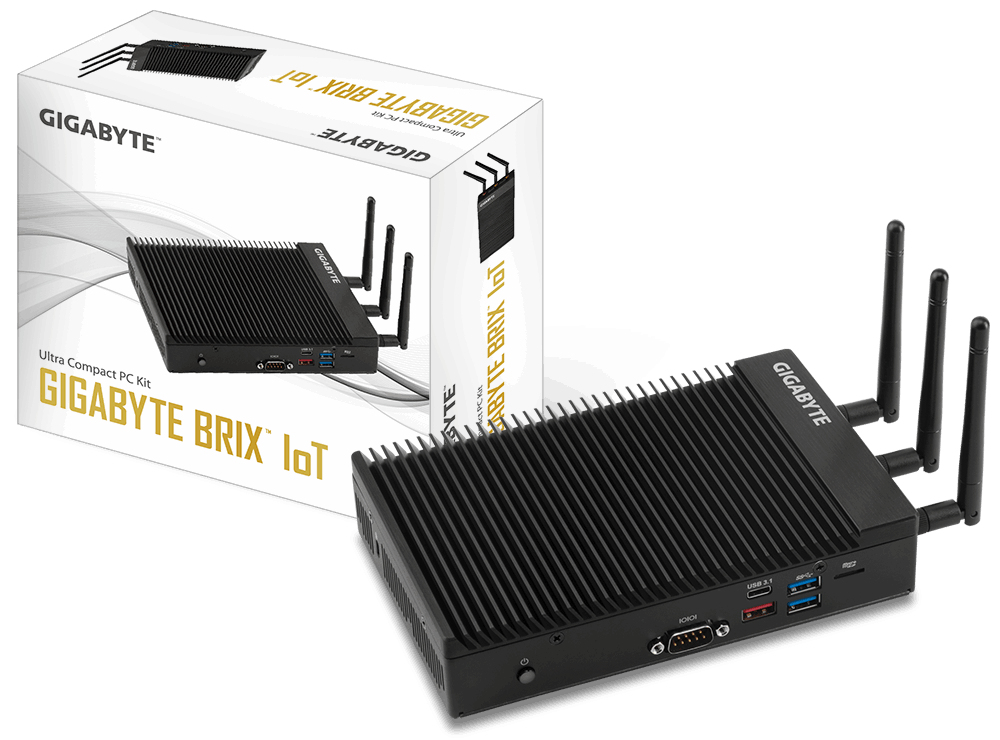 GIGABYTE GB-EKI3M-7100 PC/workstation barebone Black i3-7100U BGA 1356 – image 5
