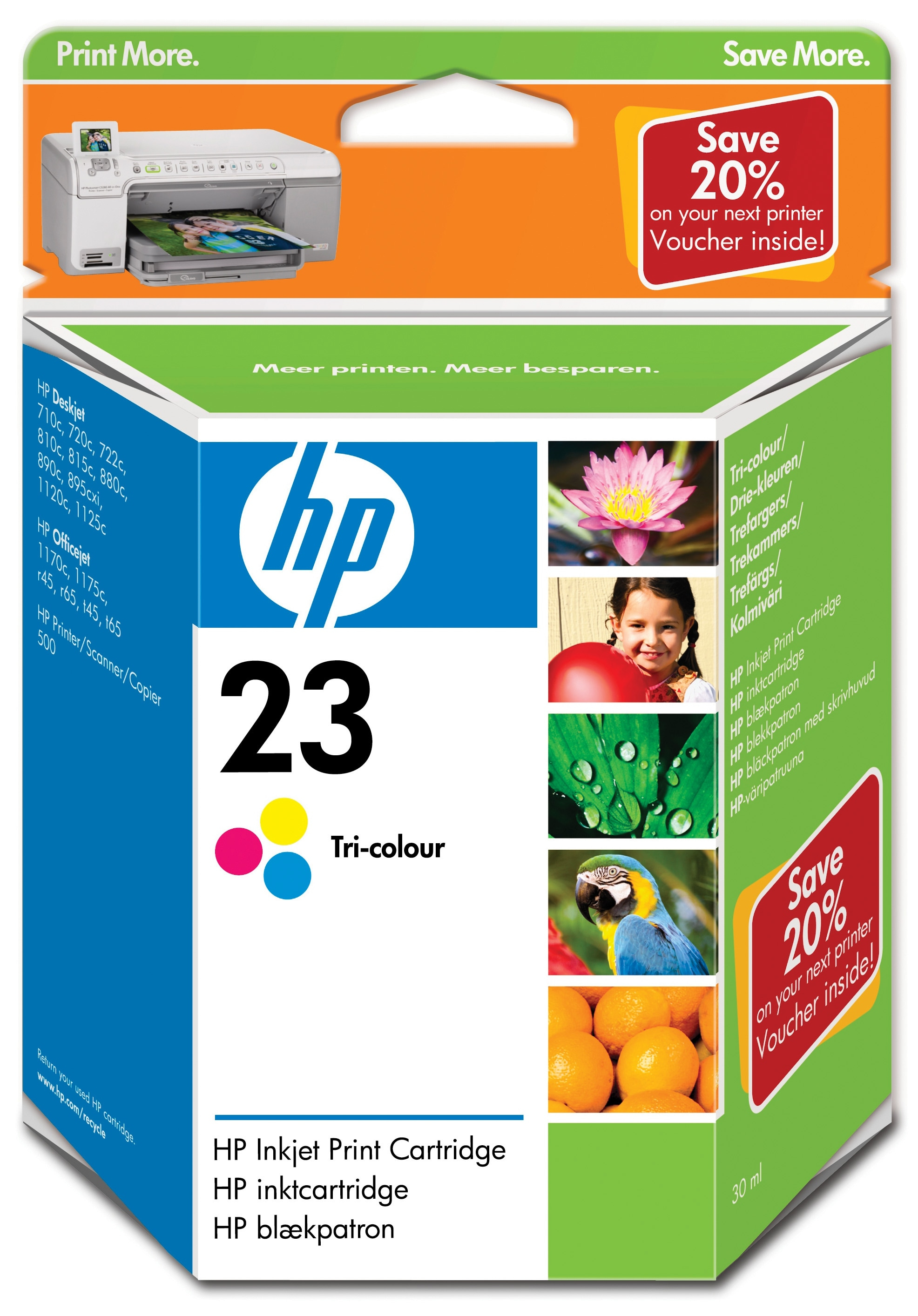 HP C1823DE ink cartridge 1 pc(s) Original Cyan, Magenta, Yellow – image 1