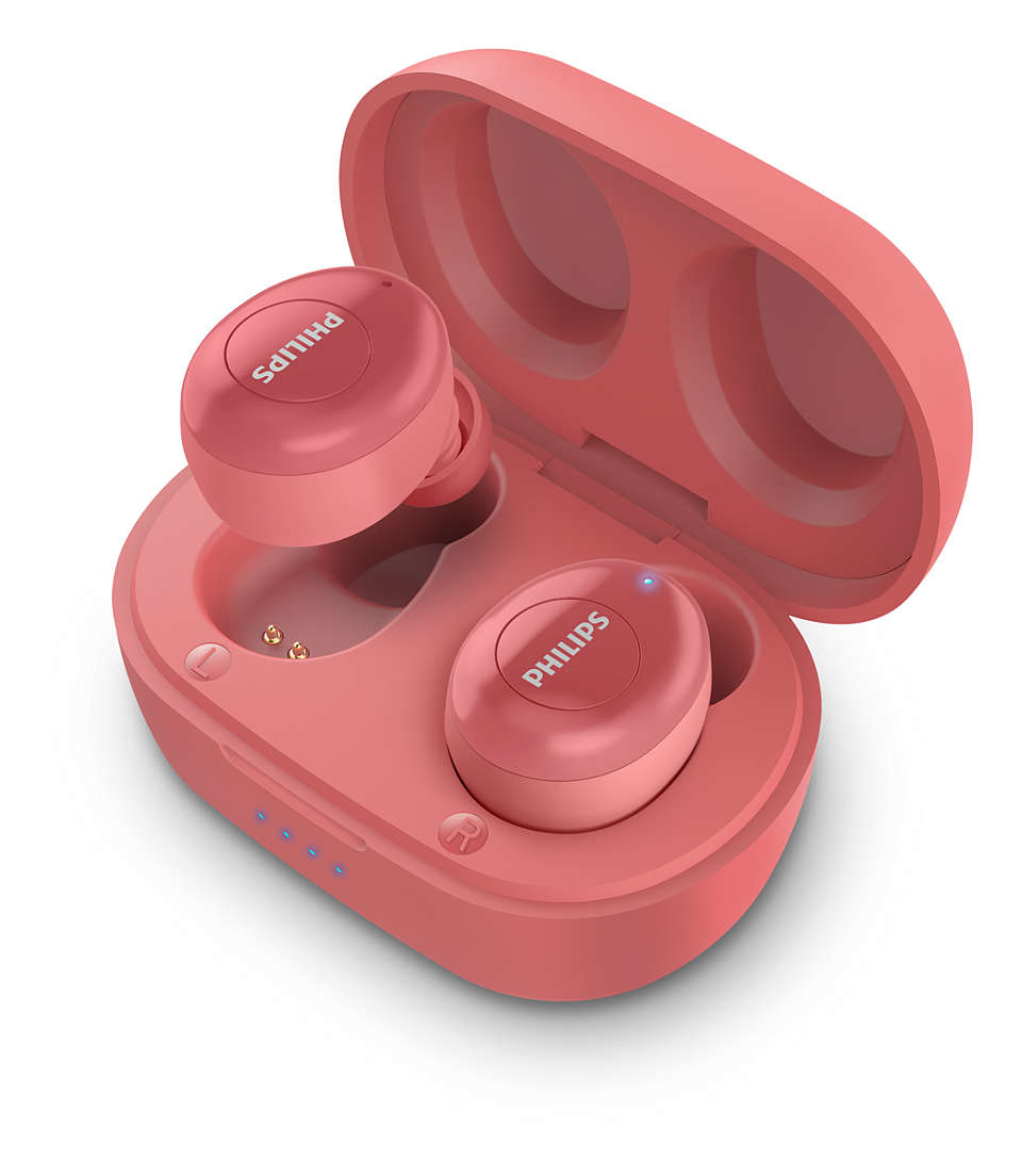 Philips TAT2205RD/00 headphones/headset True Wireless Stereo (TWS) In-ear Office/Call center USB Type-C Bluetooth Red – image 1