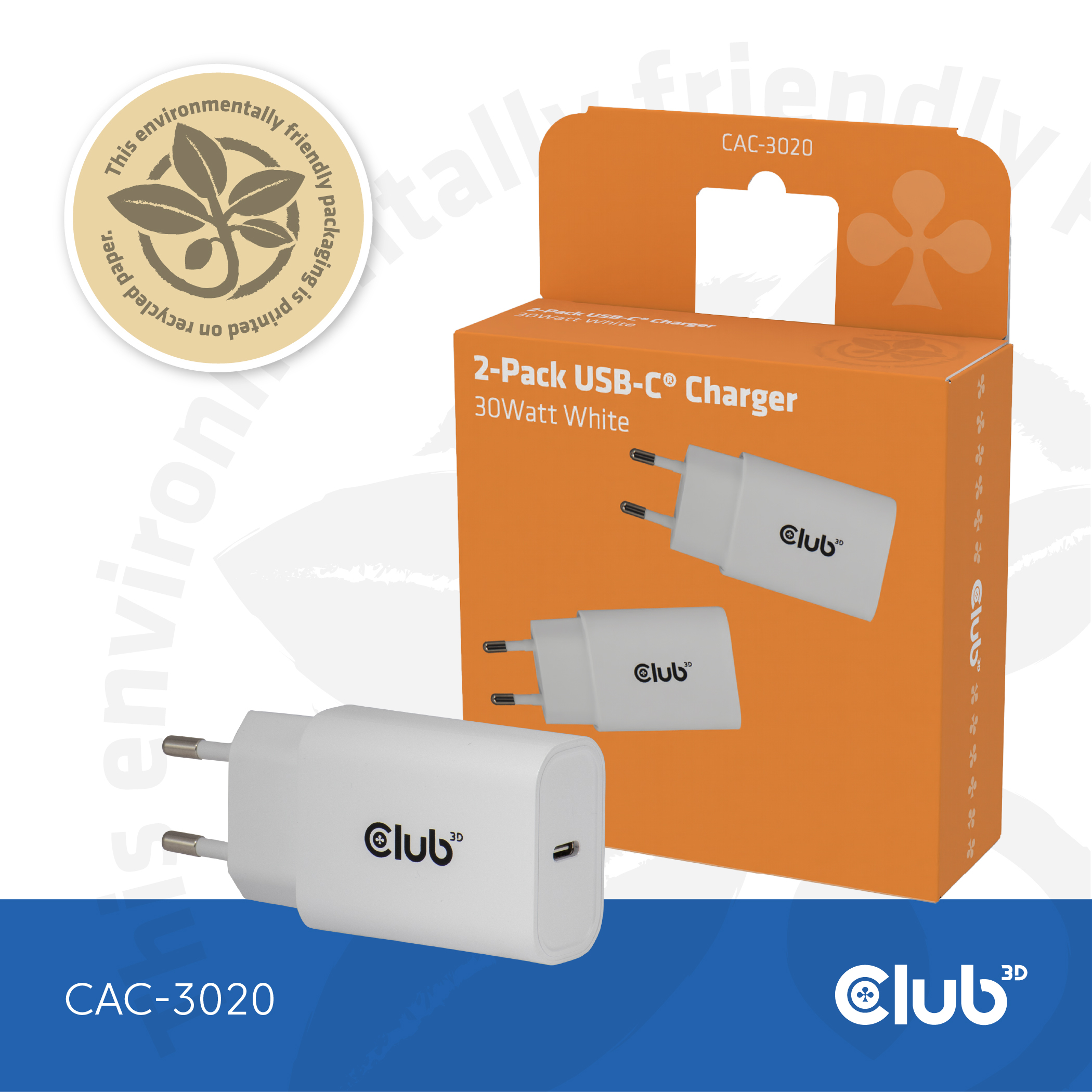 CLUB3D CAC-3020 alimentatore per computer 30 W
