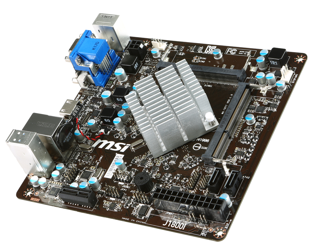 MSI J1800I NA (integrated CPU) mini ITX – image 4