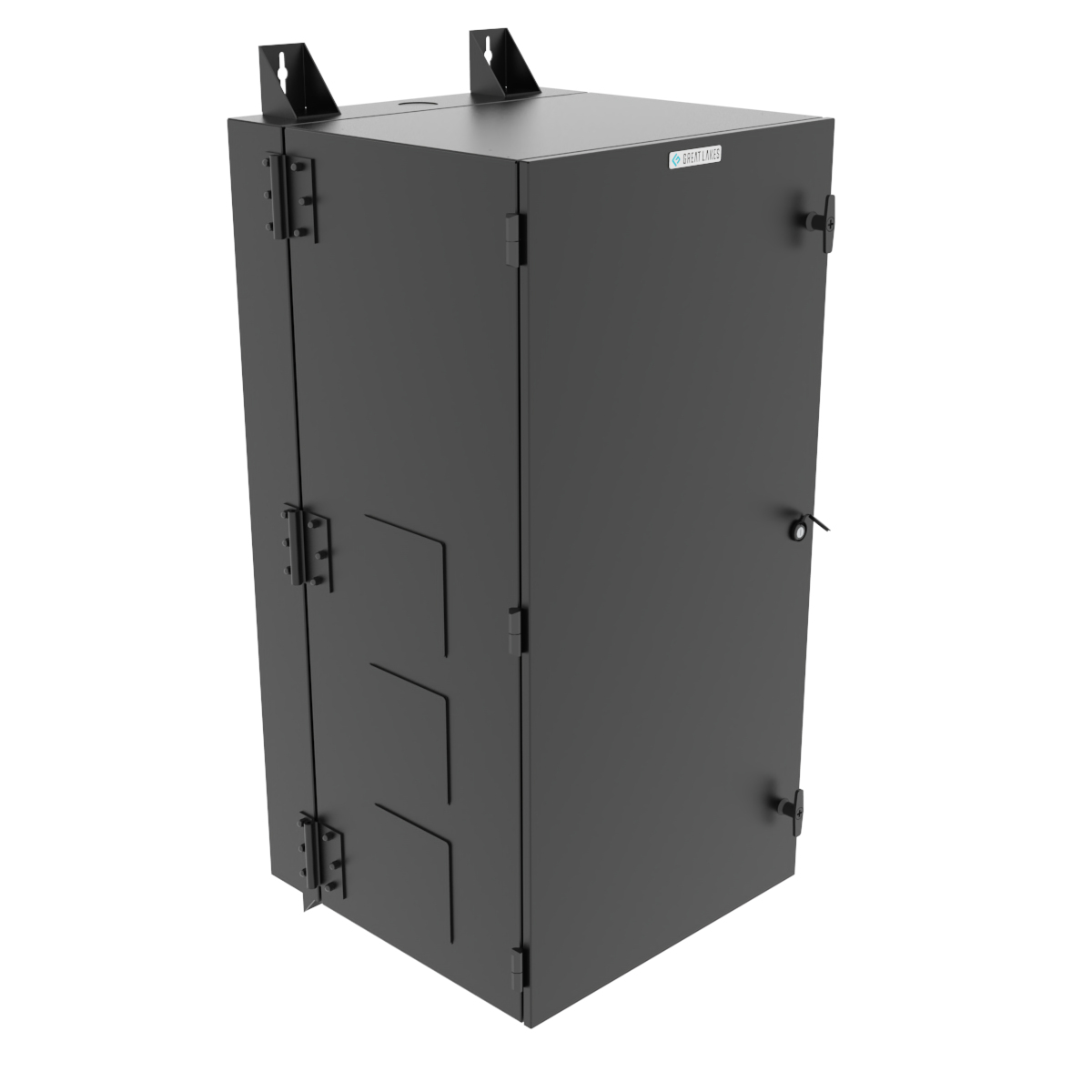 Vertiv GL48N12-24-B-AF00 rack cabinet 26U Wall mounted rack Black