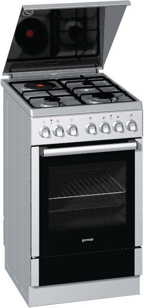 Gorenje K55220AX1 cooker Freestanding cooker Electric Combi Stainless steel