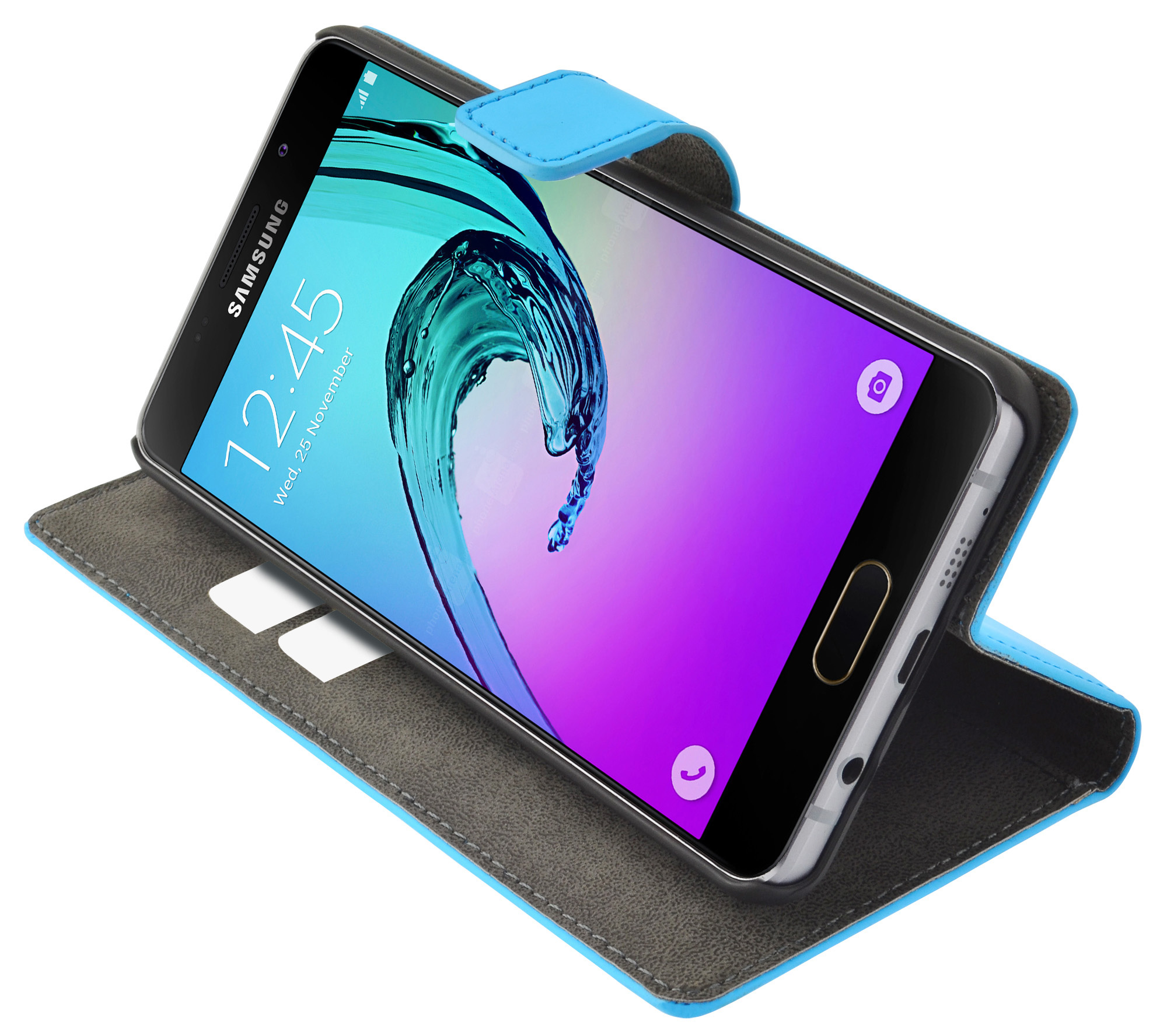 Mobiparts Premium Wallet Case Samsung Galaxy A5 (2016) Light Blue – image 5