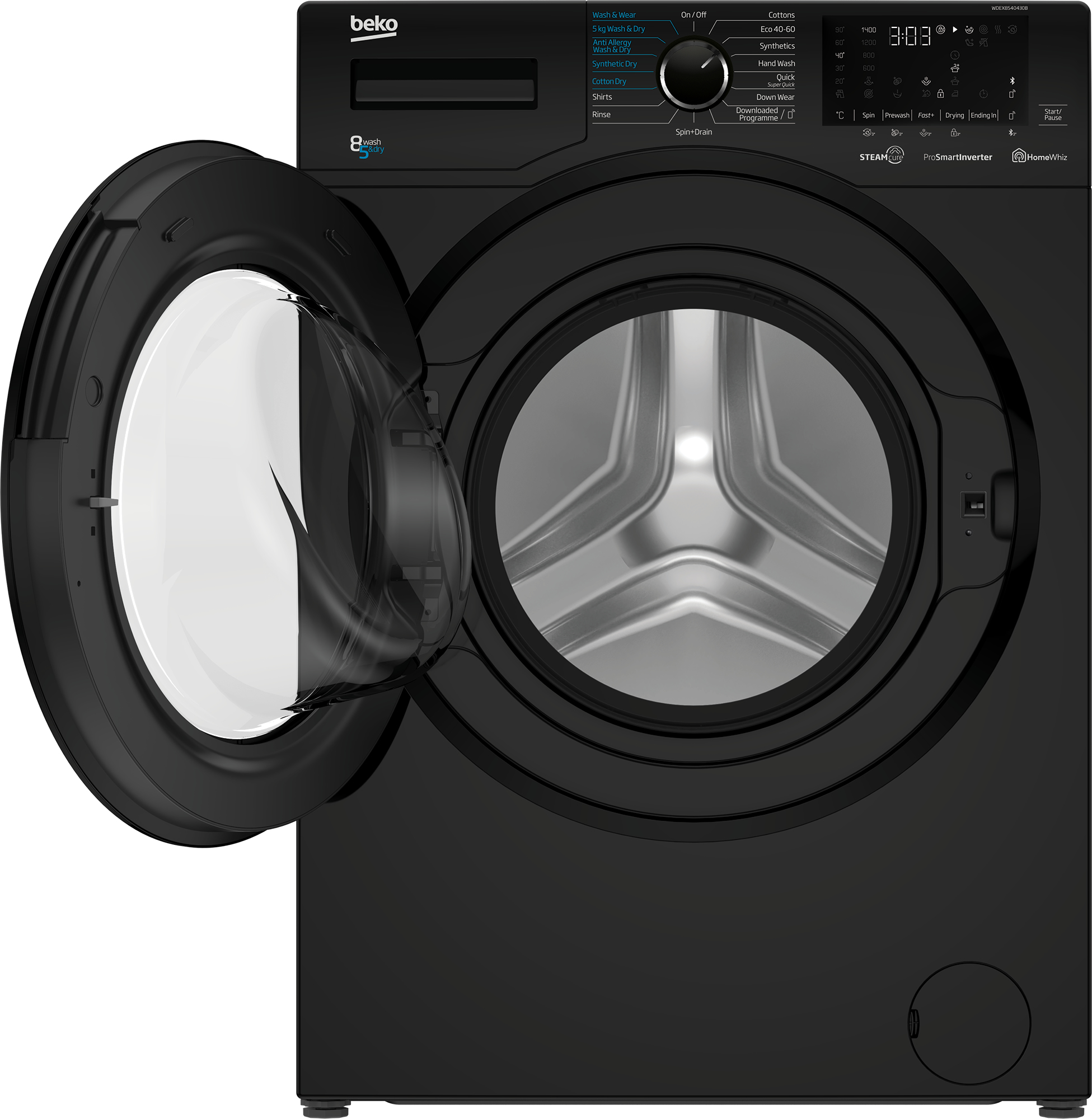 Beko WDEX8540430B Freestanding – image 3