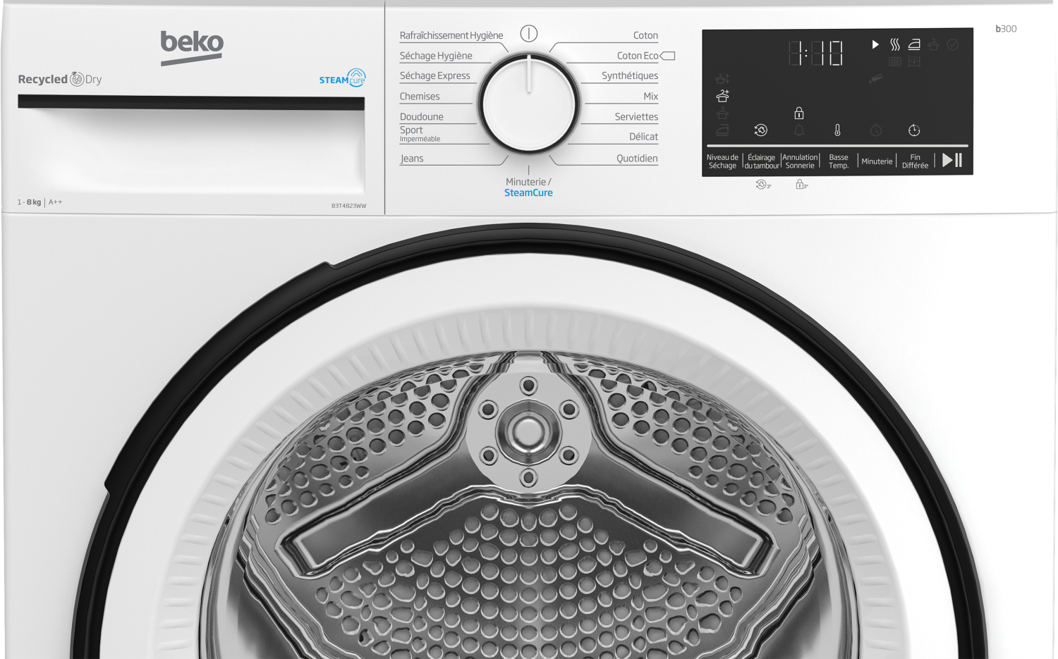Beko B3T4823WW tumble dryer Freestanding Front-load – image 3