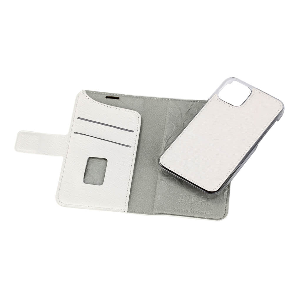 Onsala Wallet Case iPhone 12 Mini Saffiano White – image 5