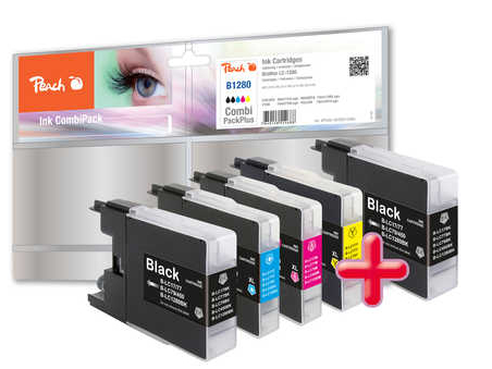 Peach PI500-56 ink cartridge Black, Cyan, Magenta, Yellow