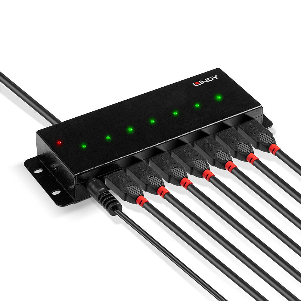 Lindy 7 Port USB 2.0 Metal Hub – image 5