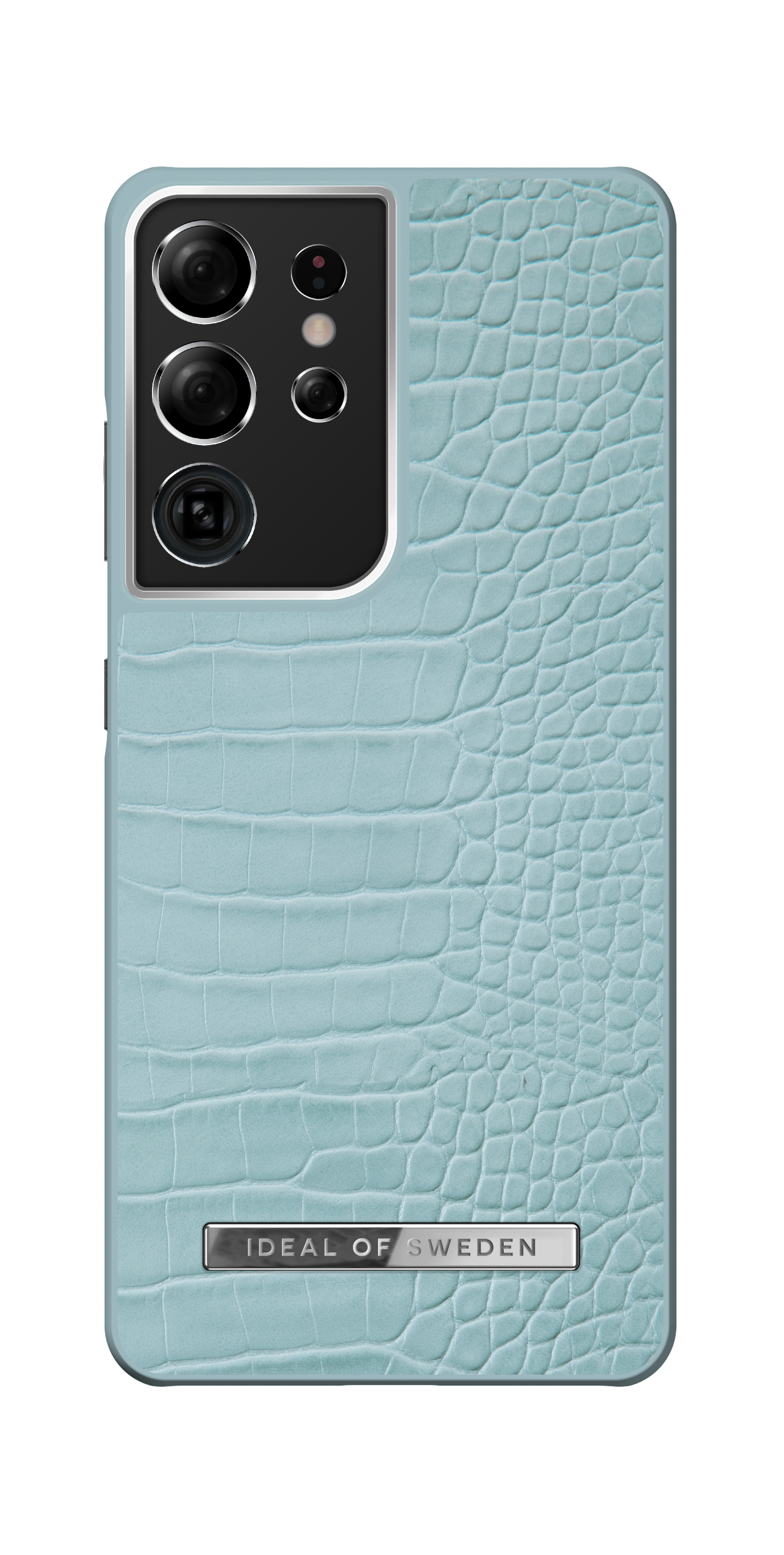 iDeal of Sweden Atelier Case Galaxy S21 Ultra Soft Blue Croco – image 3