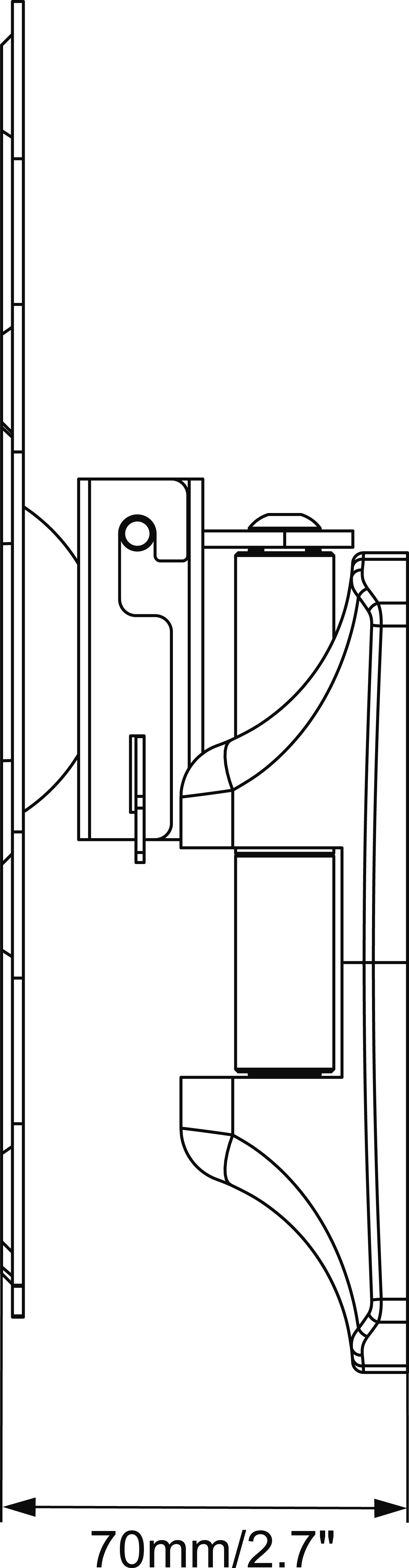 Vogel's M41040 TURN 180 WALL MOUNT 19-37 INCH – image 2