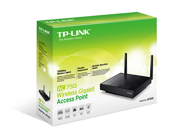 TP-Link AP200 wireless access point 750 Mbit/s Black Power over Ethernet (PoE) – image 3