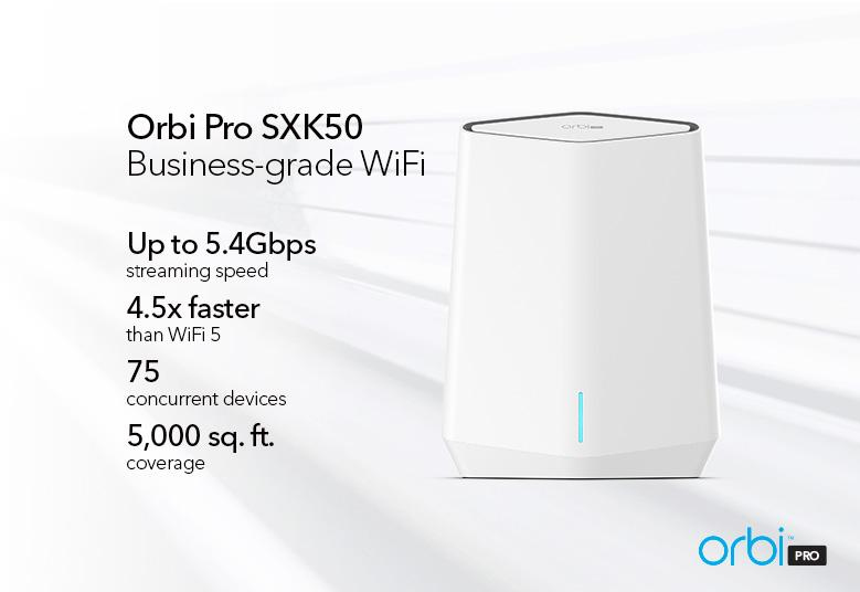 NETGEAR Orbi Pro WiFi 6 AX5400 Tri-band Mesh System – image 2