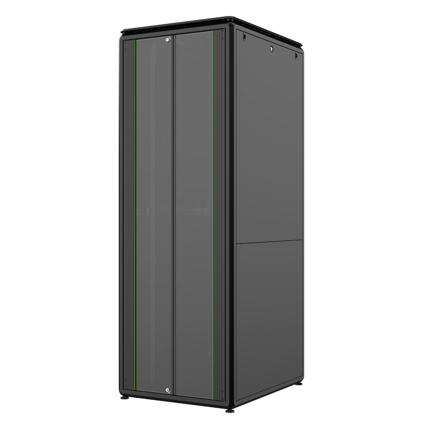 Lanview RDL46U81BL rack cabinet 46U Freestanding rack Black