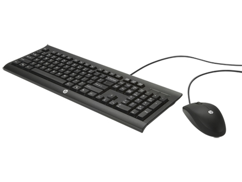 HP C2500 keyboard Mouse included Office USB Black – image 2