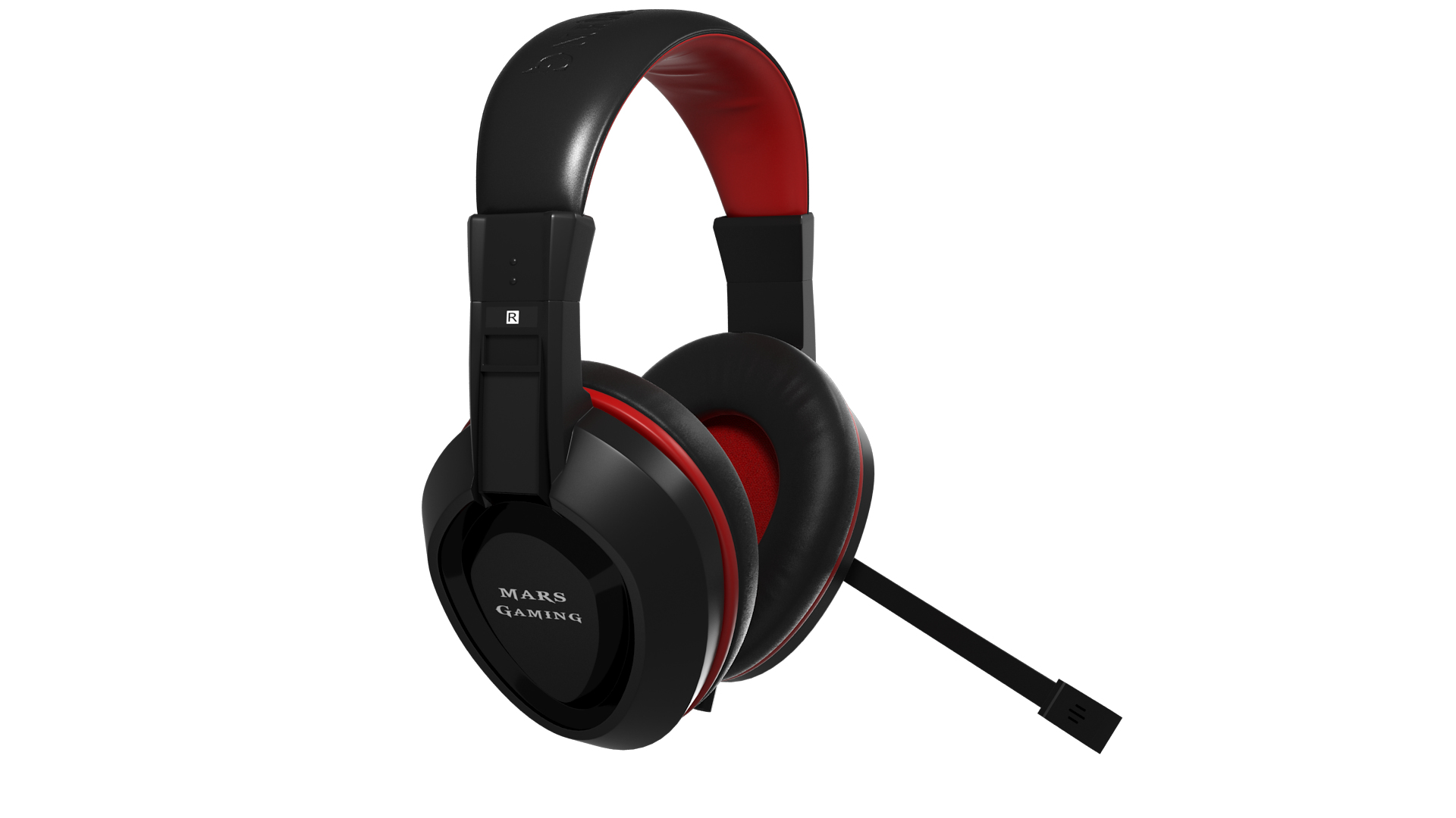 Mars Gaming MAH0+ headphones/headset Wired Head-band Black, Red – image 6