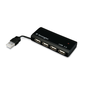 Kensington K33399US interface hub 480 Mbit/s Black