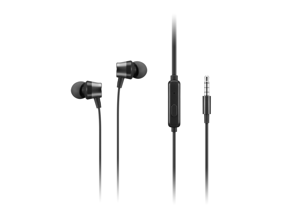 Lenovo 4XD1J77352 hörlur och headset Kabel I öra Kontor/callcenter Svart