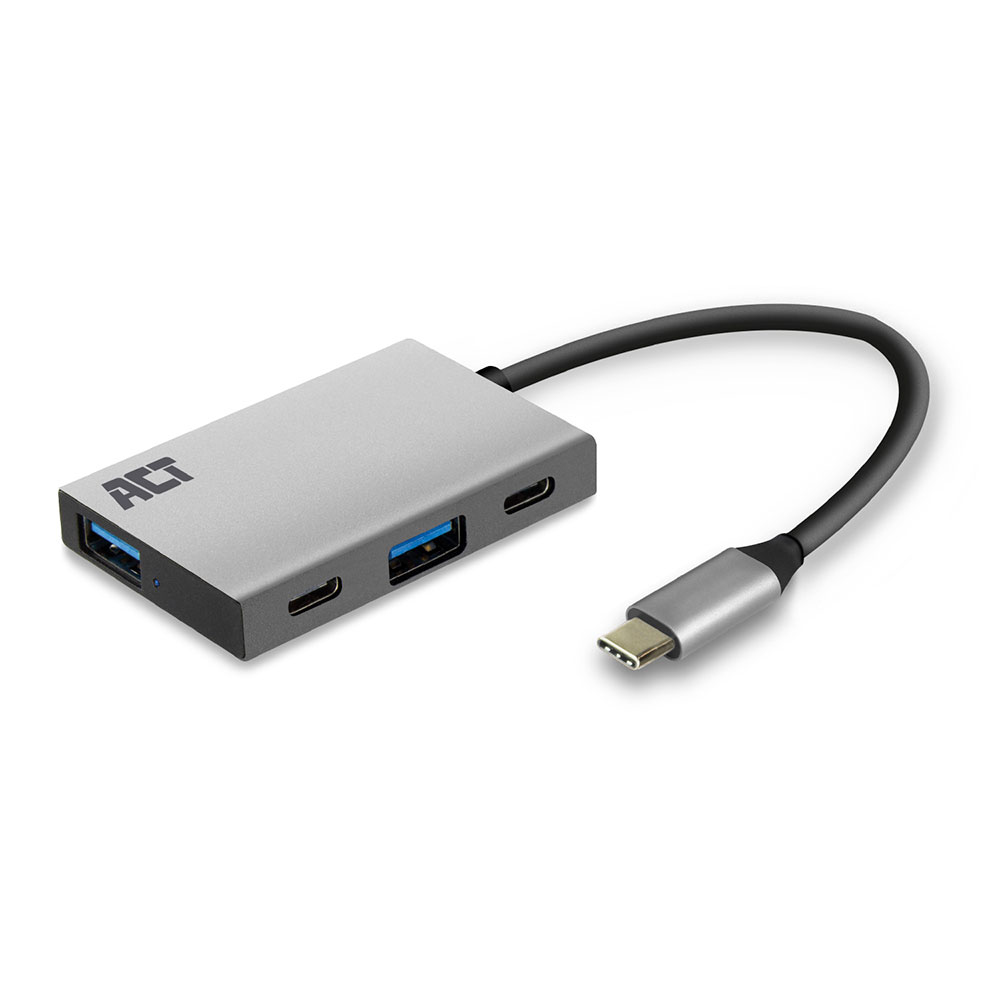 ACT USB-C hub 3.2 Gen2 10Gbps, 2x USB-C, 2x USB-A – image 3