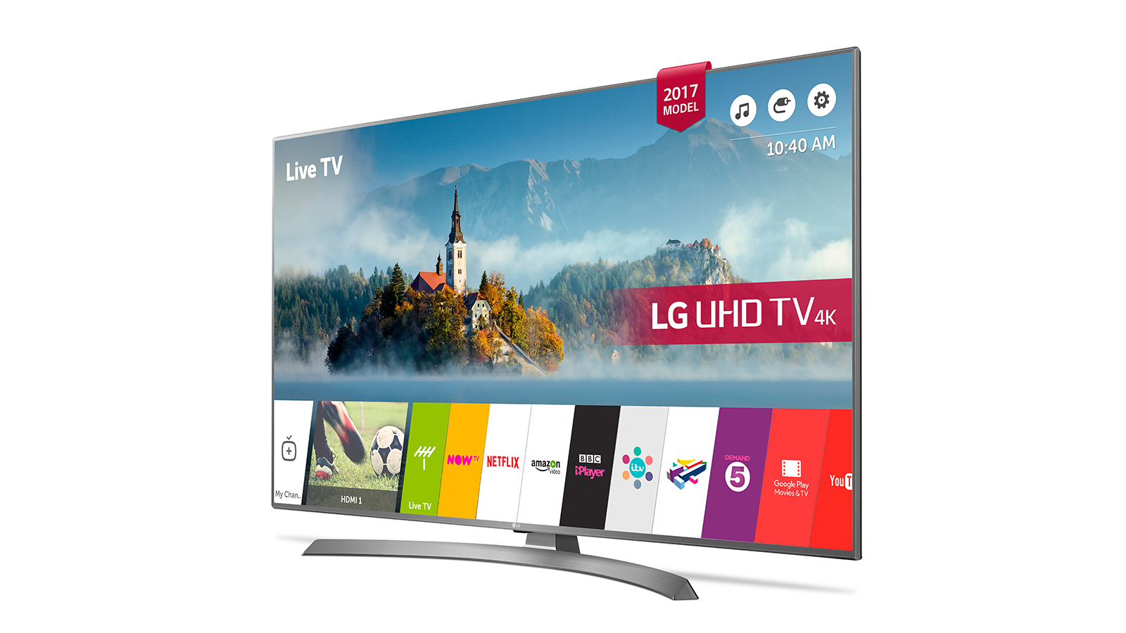LG 65UJ670V TV 165.1 cm (65") 4K Ultra HD Smart TV Wi-Fi Black, Silver – image 3