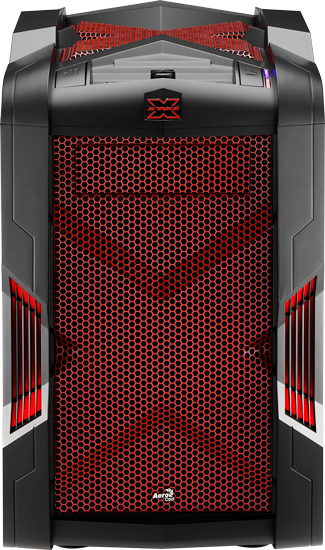 Aerocool Gehäuse Cube Black, Red – image 1