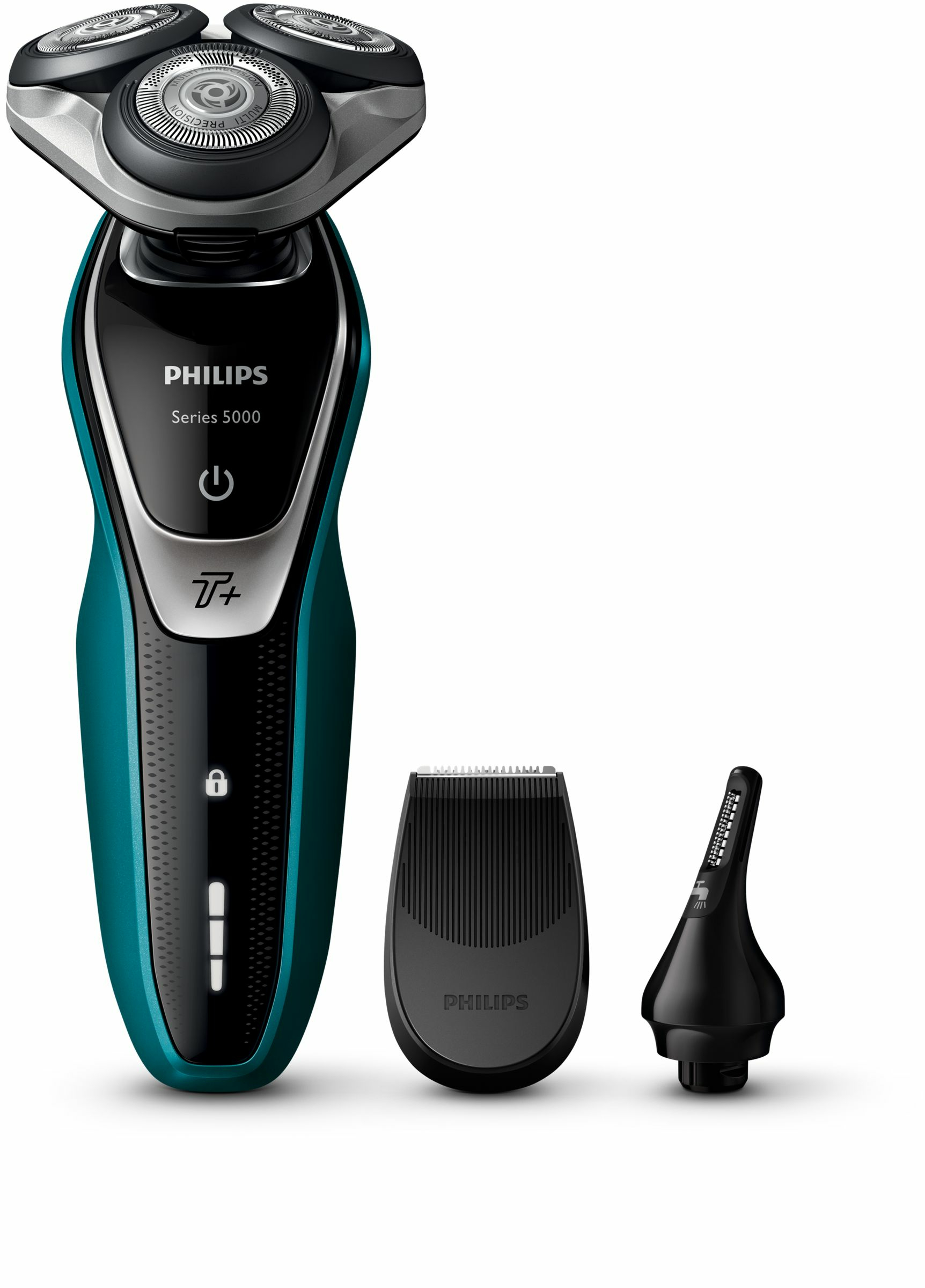 Philips SHAVER Series 5000 S5550/44R1 men's shaver Rotation shaver Trimmer Black, Blue