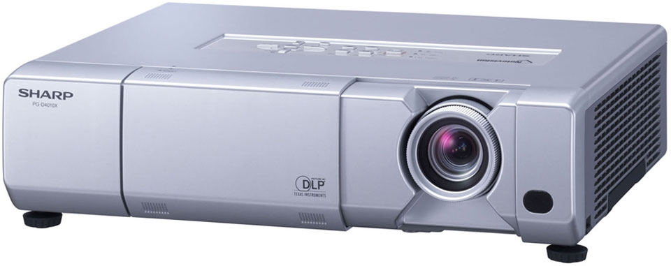 Sharp PG-D40W3D data projector 4000 ANSI lumens DLP WXGA (1280x800)