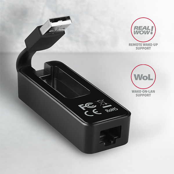 Axagon ADE-XR USB 2.0 fast ethernet – image 3