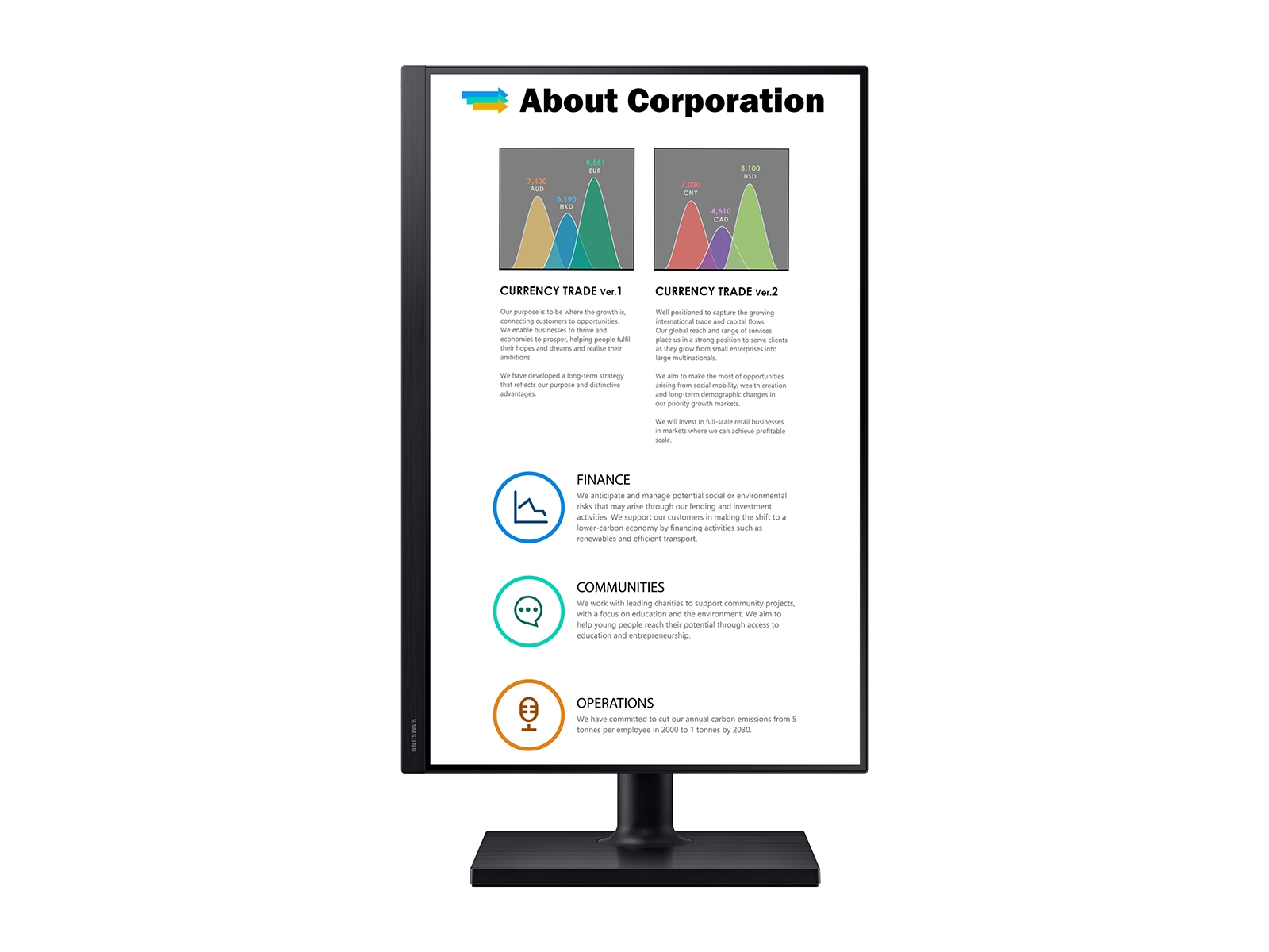 Samsung LF24T454GYNXZA computer monitor – image 3