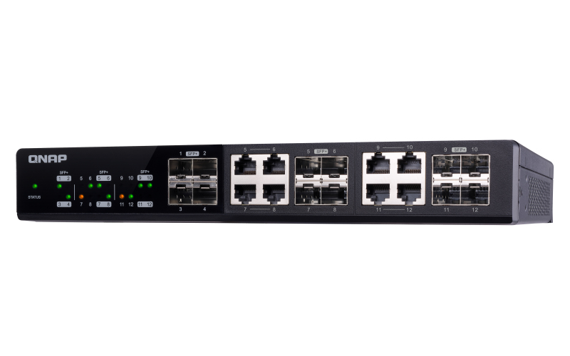 QNAP QSW-M1208-8C network switch Managed L2 Black – image 6