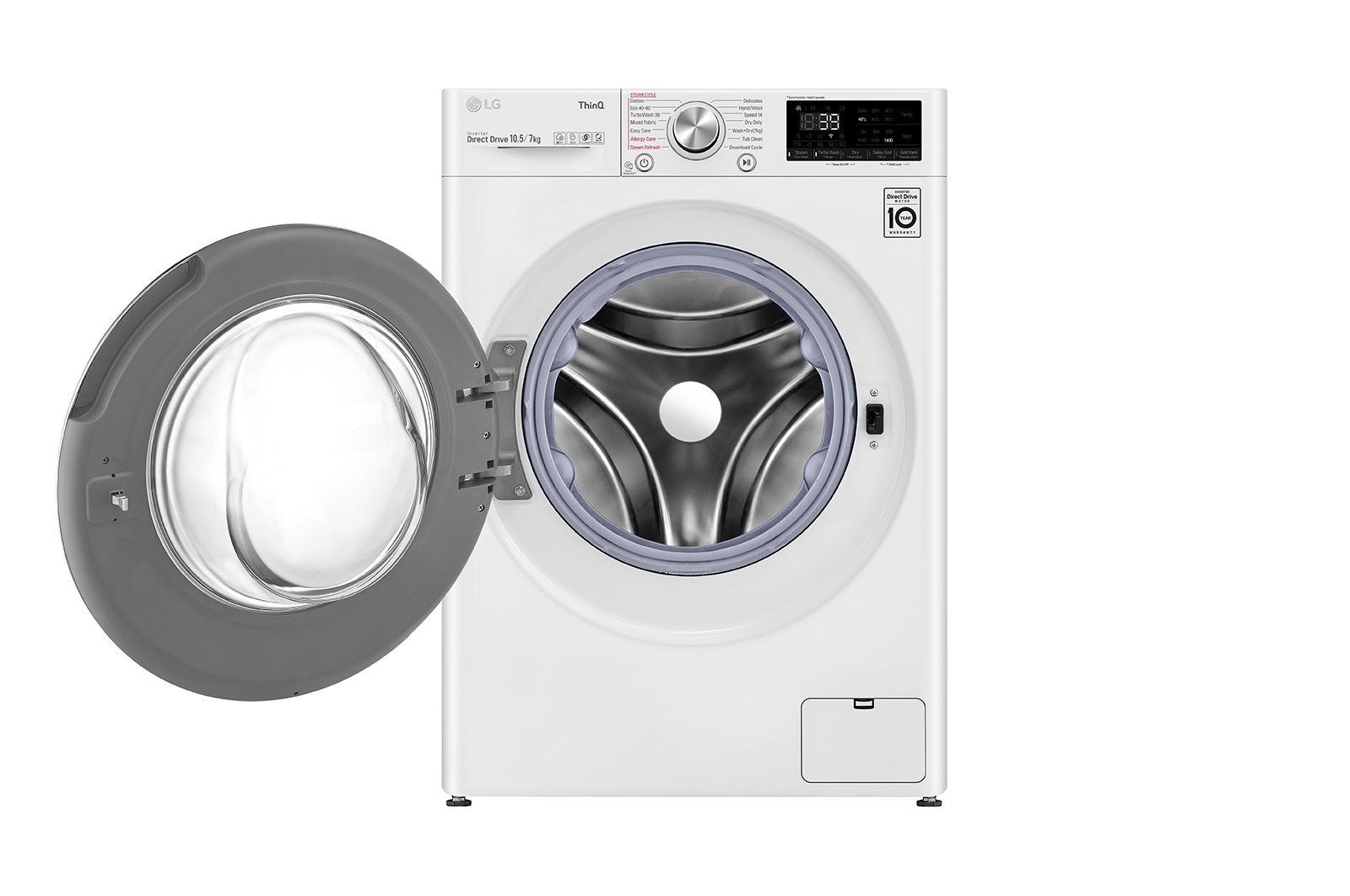 LG F4DV710S2E washer dryer Freestanding Front-load White – image 2