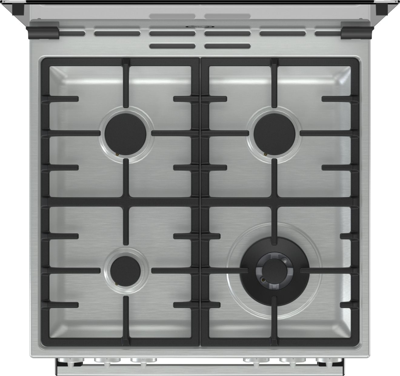 Gorenje GI6320XA cooker Freestanding cooker Gas Black, Stainless steel – image 2