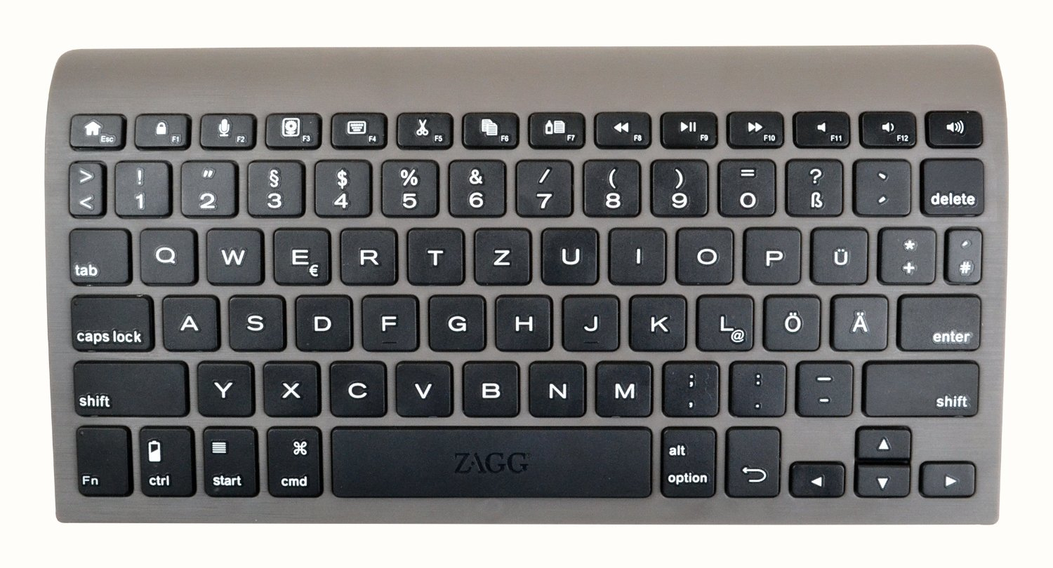 ZAGG GZKUNIBLK mobile device keyboard AZERTY Bluetooth Black – image 4