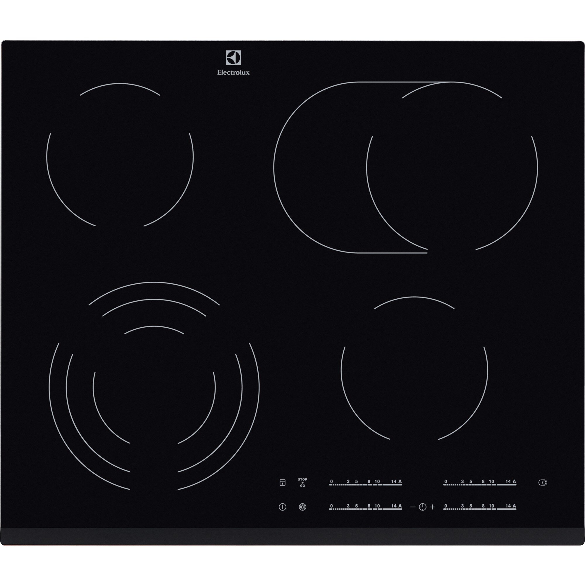 Electrolux EHF6547FOK Black Built-in