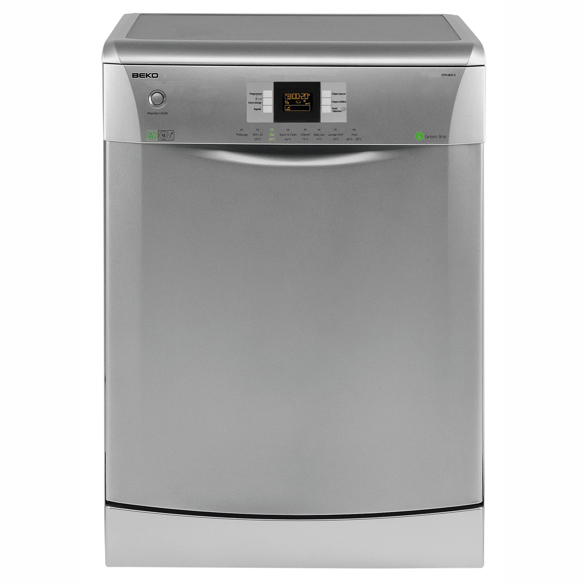 Beko DFN6635S dishwasher Freestanding 13 place settings