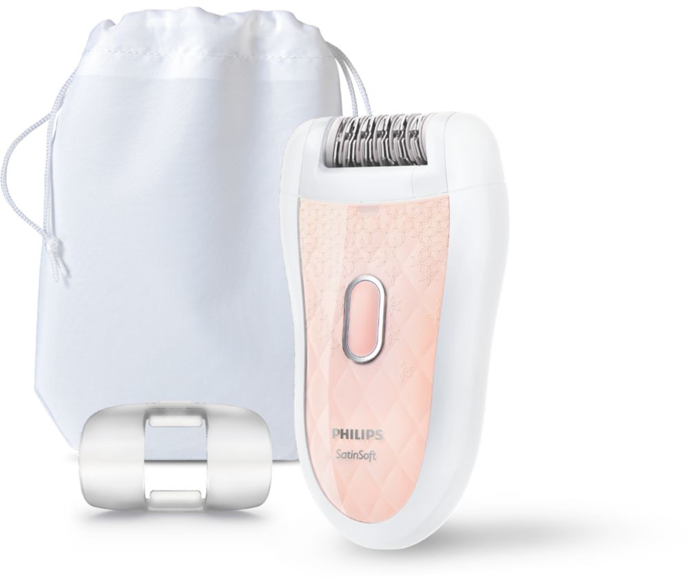 Philips SatinSoft HP6514/01 epilator Coral, White