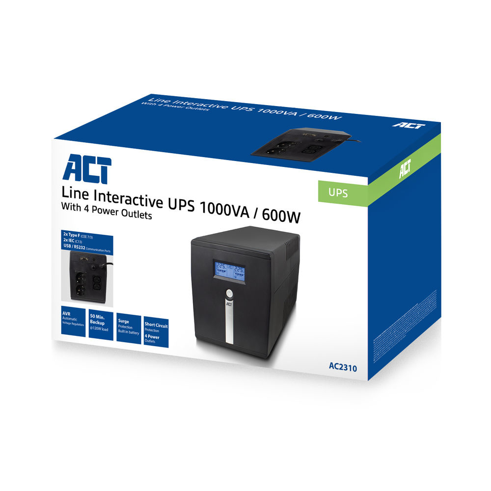 ACT Line Interactive UPS 1000VA – image 4