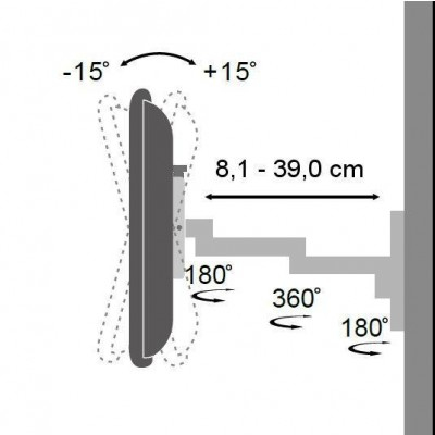 Techly 301498 TV mount/stand – image 2