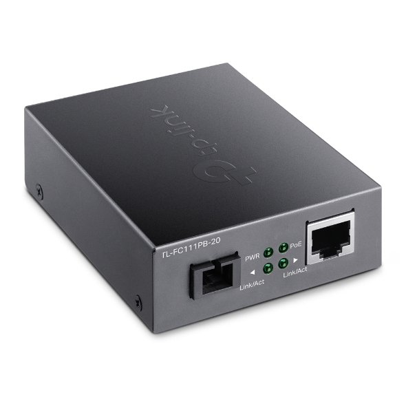 TP-Link FC111PB-20 network media converter 100 Mbit/s Single-mode Black – image 2