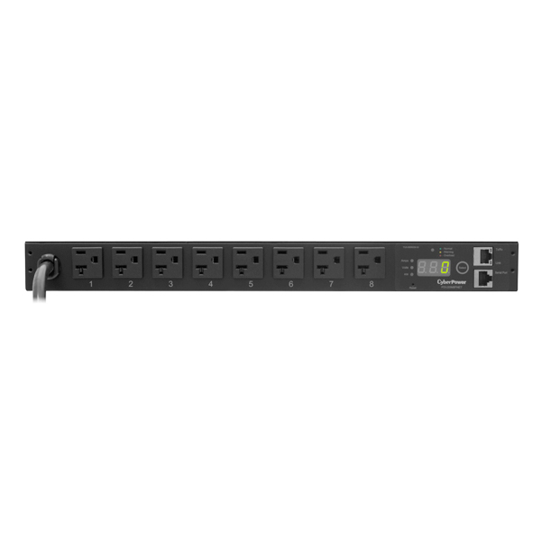 CyberPower PDU20M8FNET power distribution unit (PDU) 8 AC outlet(s) 1U Black – image 3
