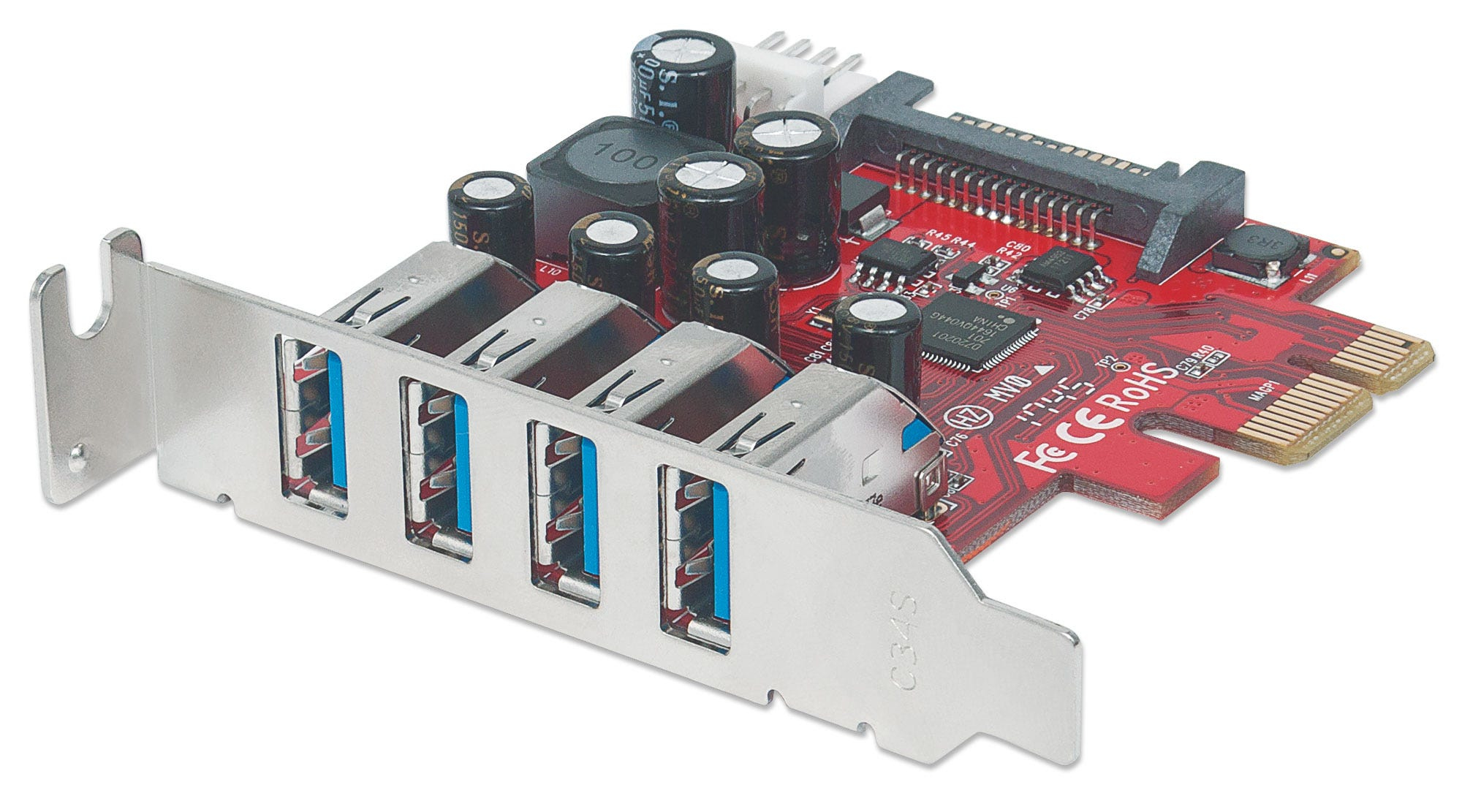 Manhattan 152884 interface cards/adapter Internal USB 3.2 Gen 1 (3.1 Gen 1) – image 4