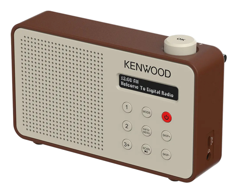 Kenwood CRM25DABT Portable Digital Mocha – image 2