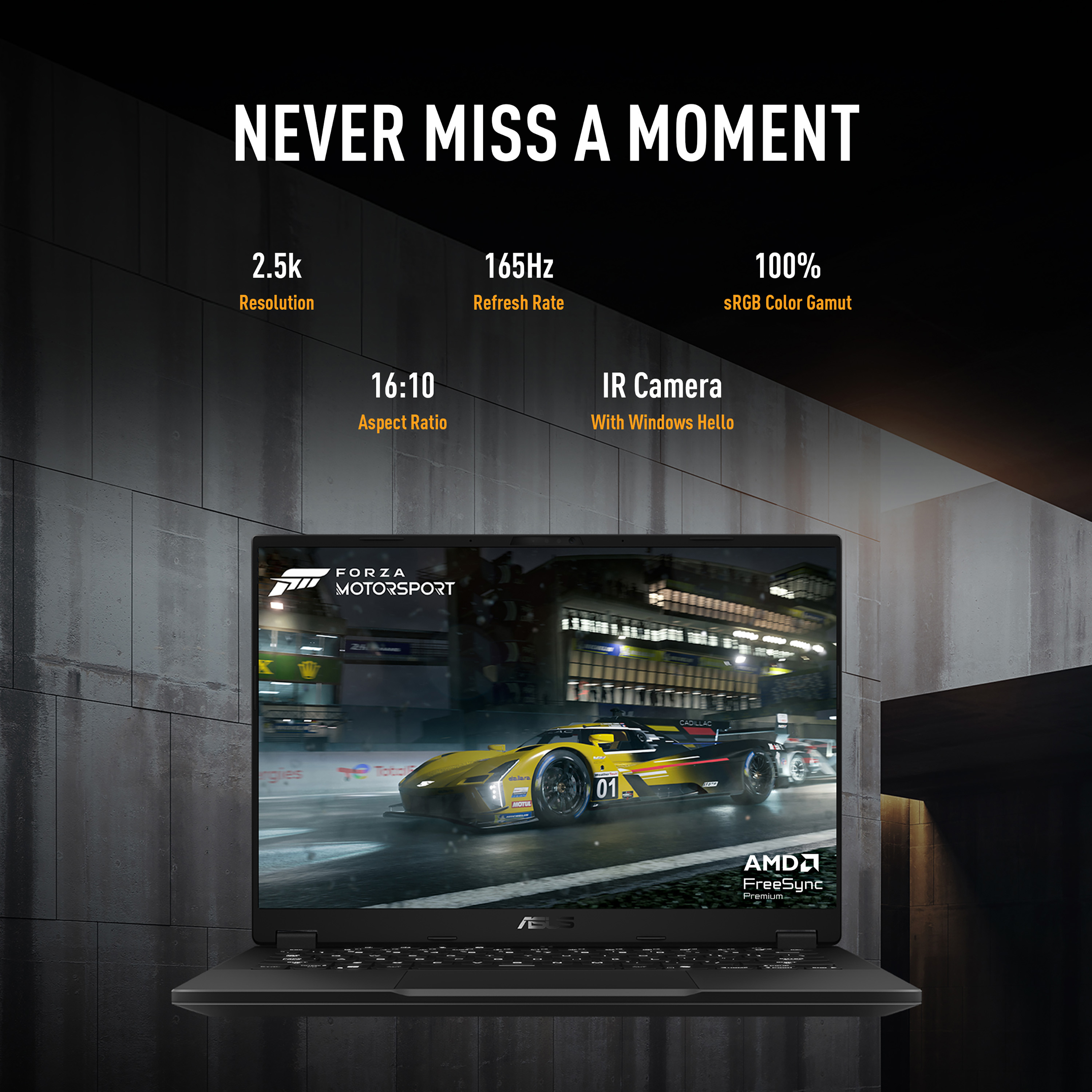 ASUS TUF Gaming A14 FA401GM-RG005W AMD Ryzen AI 9 465 Laptop 35.6 cm (14″) WQXGA 16 GB LPDDR5x-SDRAM 1 TB SSD NVIDIA GeForce RTX 5060 Wi-Fi 6E (802.11ax) Windows 11 Home Black, Grey image 13