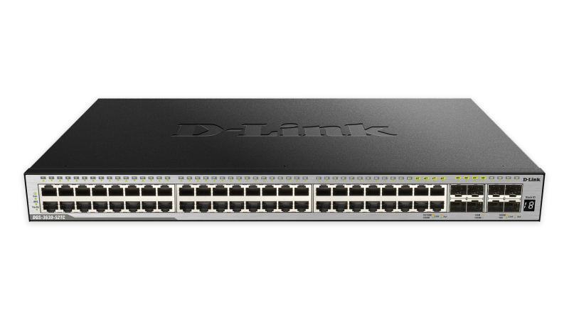 D-Link 48-port Layer 3 Stackable Managed Gigabit Switch including – image 2